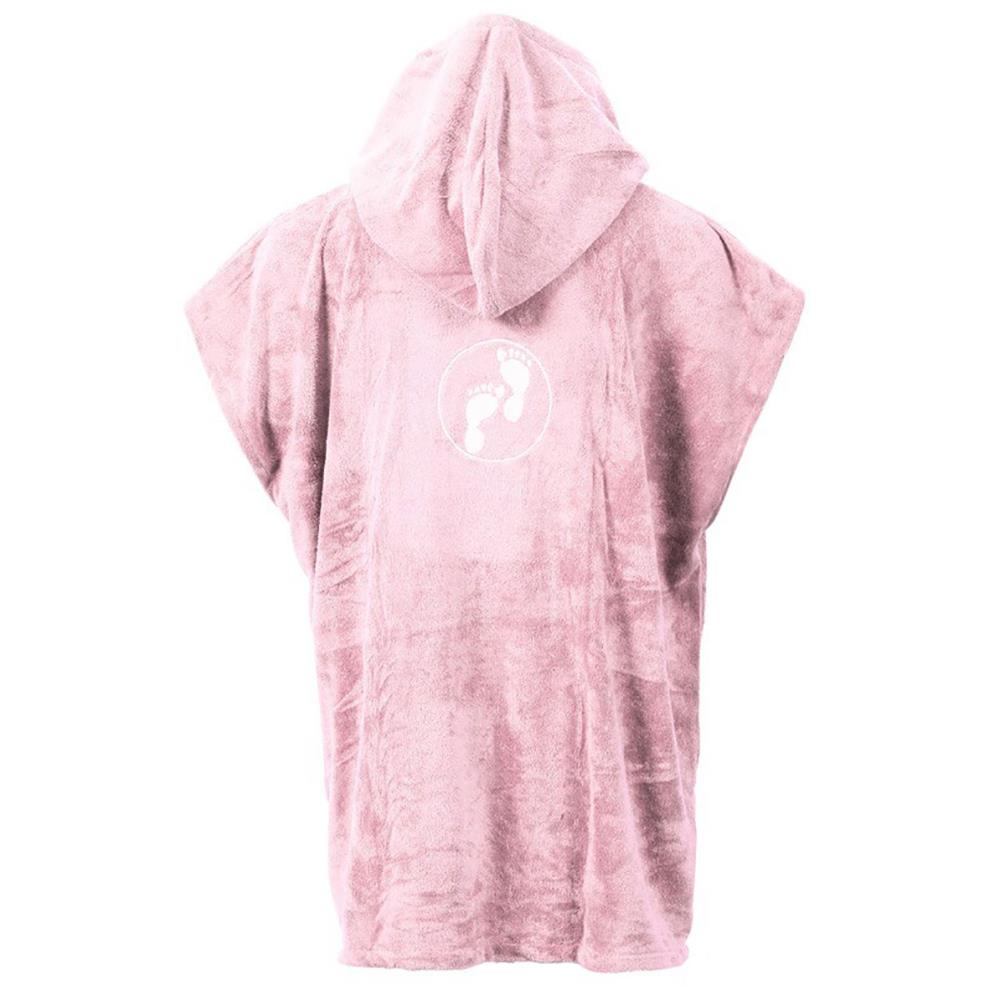 Two Bare Feet Kids Towelling Changing Robe - Light Pink Extra Image 1